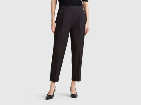 Calças em algodão elástico - ucb_image_F