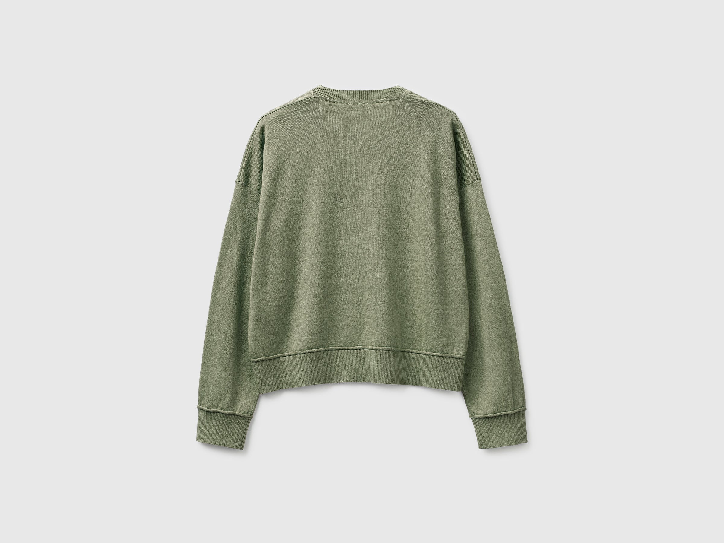 V-neck sweater in cotton and wool - ucb_image_BS