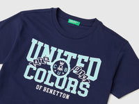 Organic cotton T-shirt with logo print - ucb_image_DS1