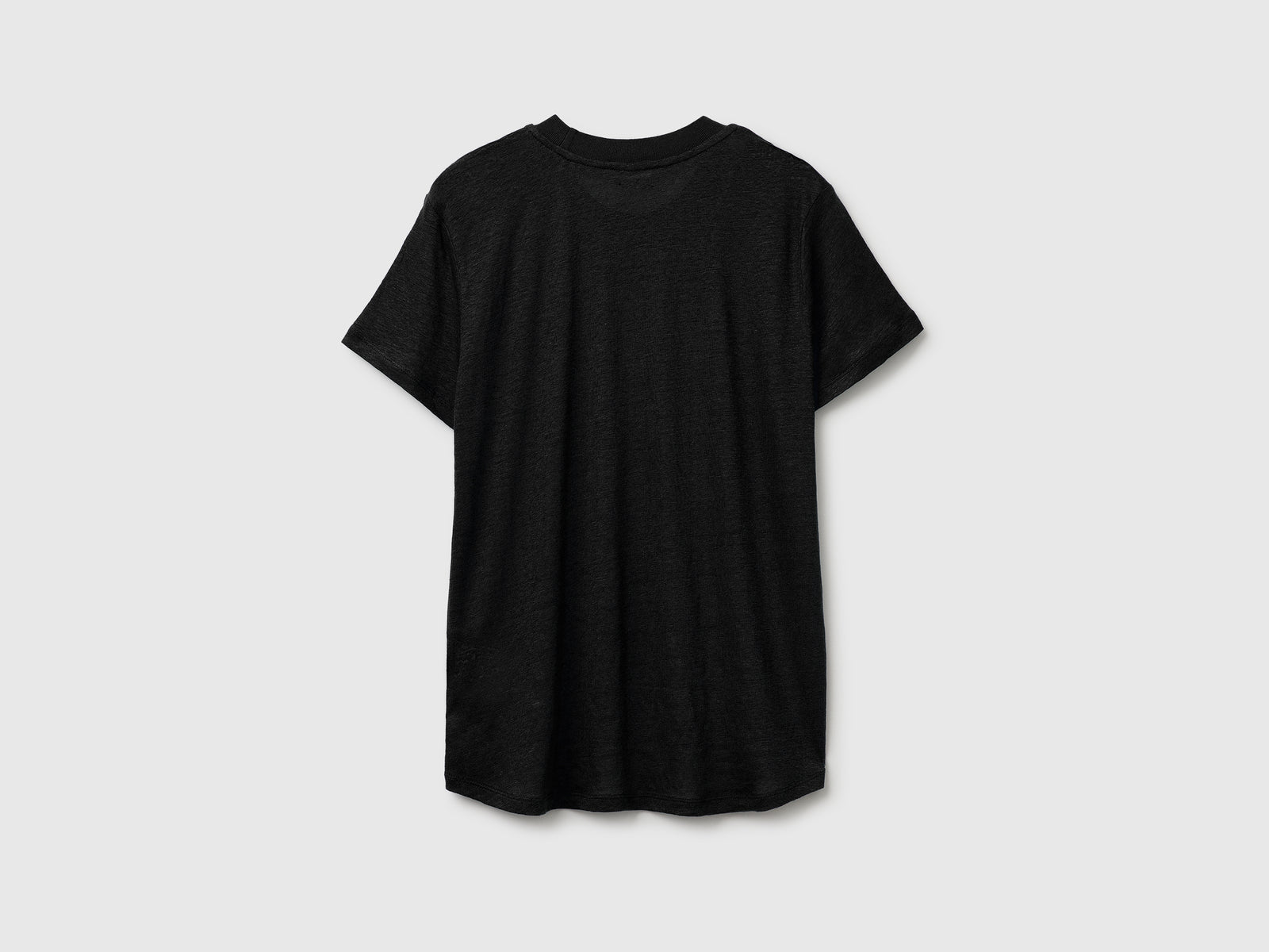 Crew neck T-shirt in pure linen - ucb_image_BS