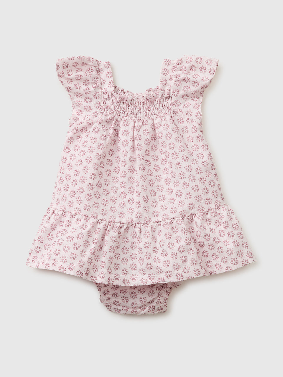 Floral dress in linen blend - ucb_image_FS
