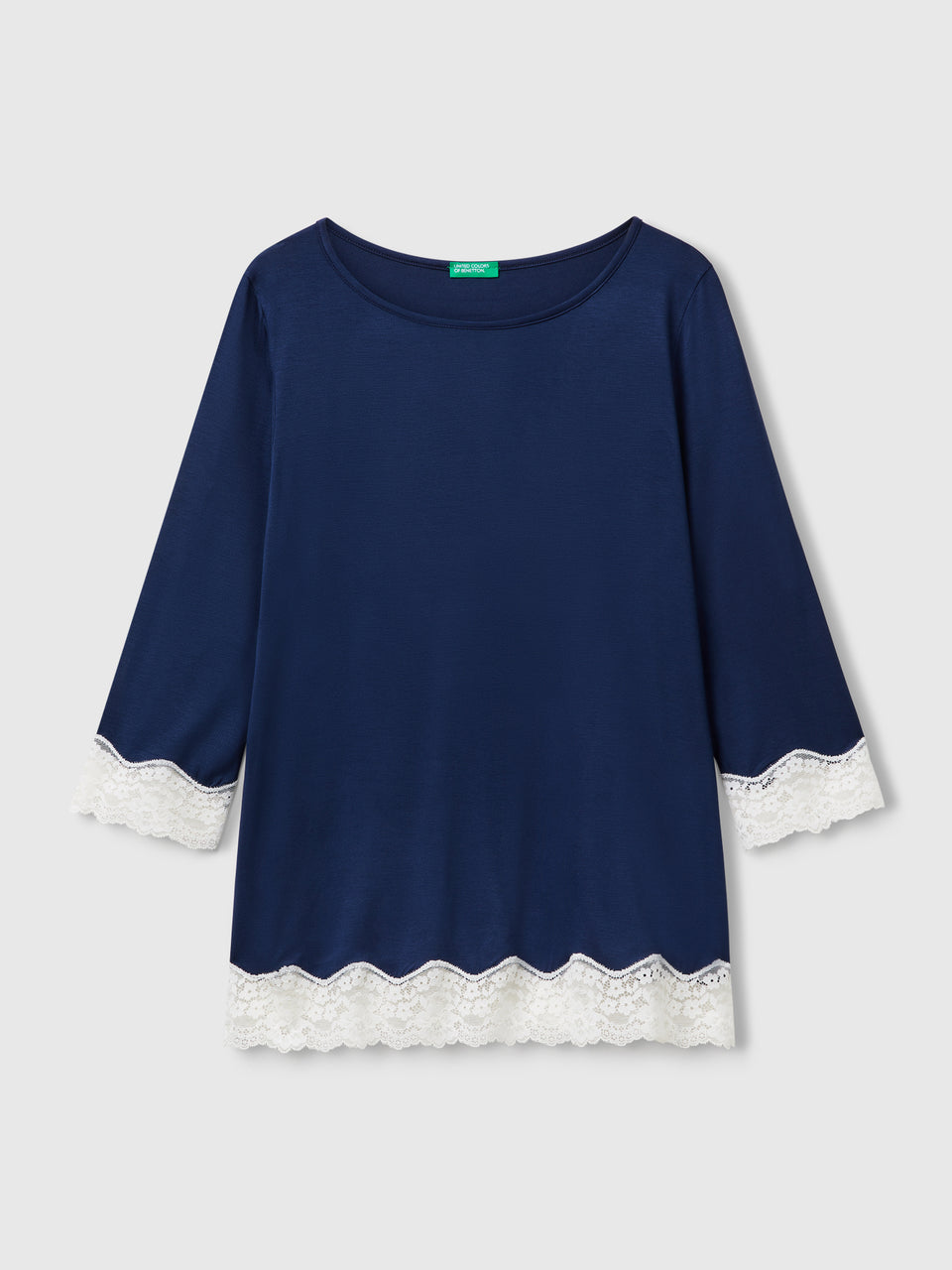 Camisola fluida com detalhes em renda - ucb_image_FS
