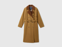 Trench coat com detalhes em veludo canelado - ucb_image_FS