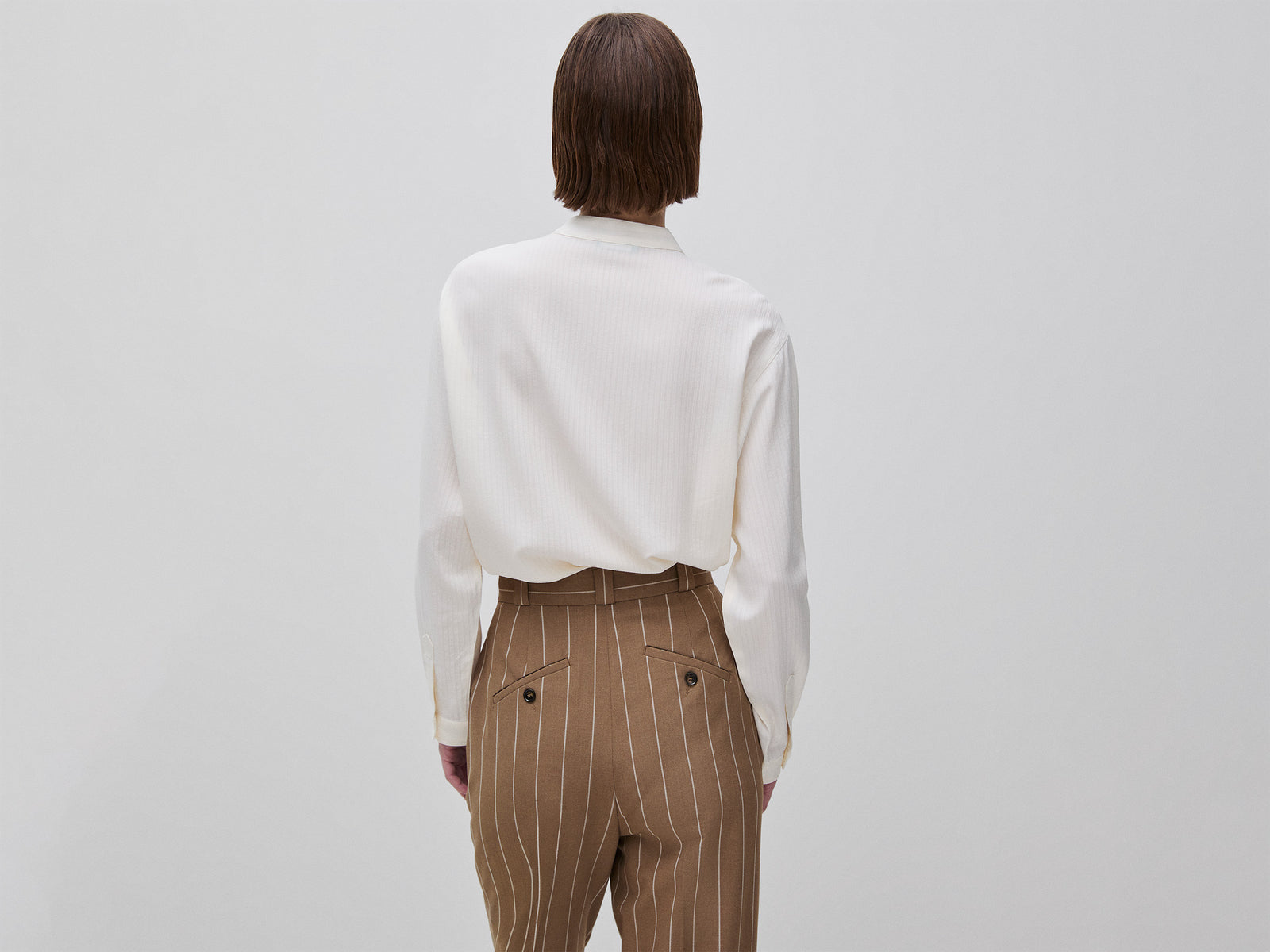 Blusa às riscas com gola coreana - ucb_image_B
