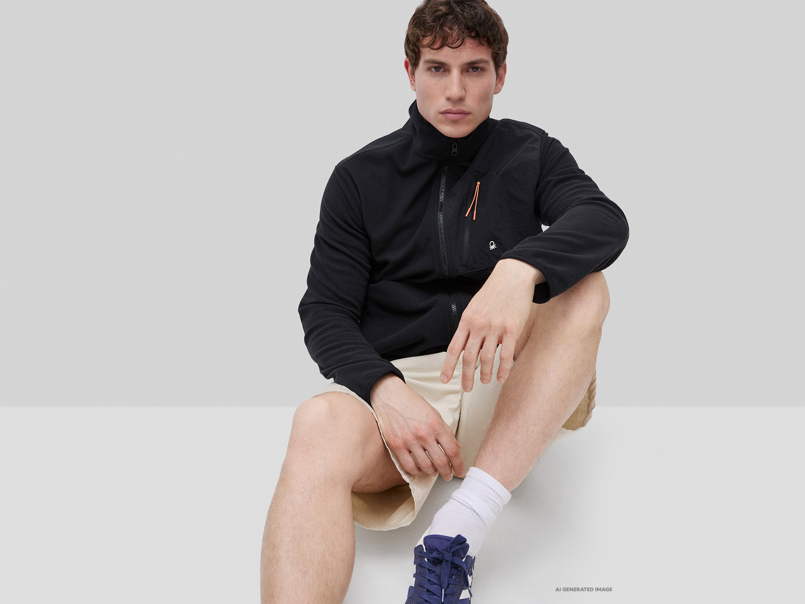 Polartec® technical fleece sweatshirt