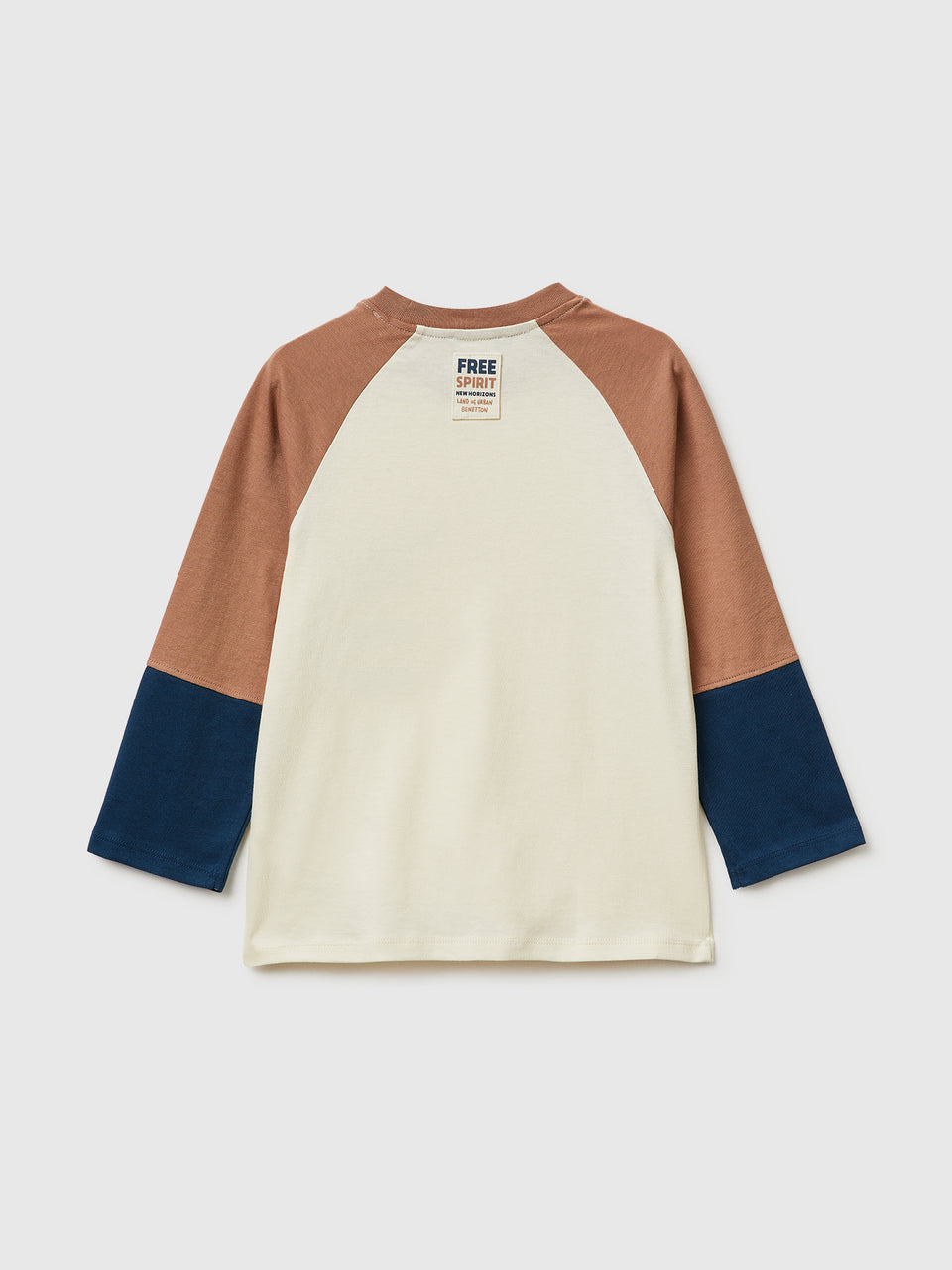 Color block T-shirt with print - ucb_image_BS