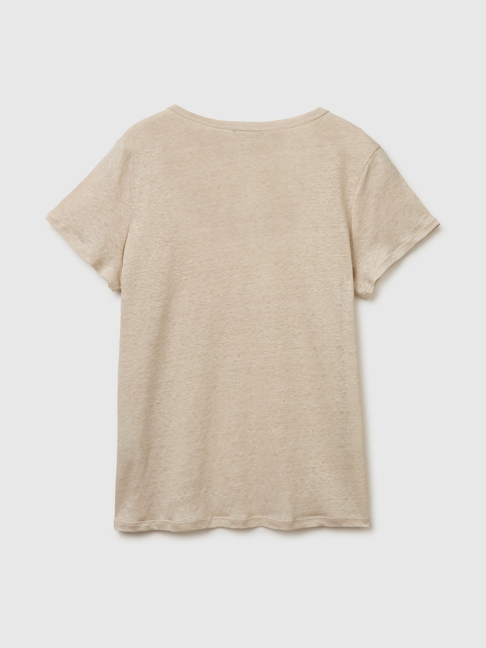 Round-neck T-shirt in pure linen - ucb_image_BS