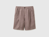 Pure linen Bermuda shorts - ucb_image_FS