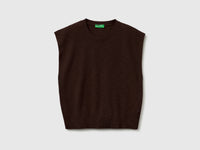 Sleeveless linen blend sweater - ucb_image_FS