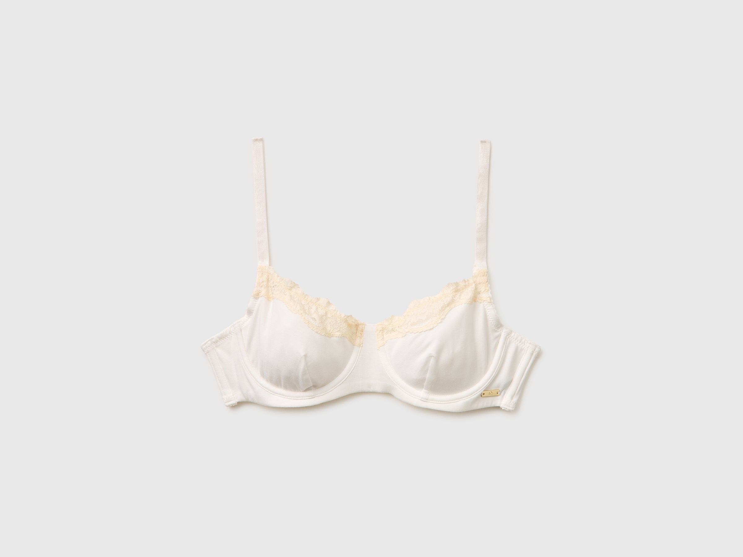Silk blend bra with lace - ucb_image_FS