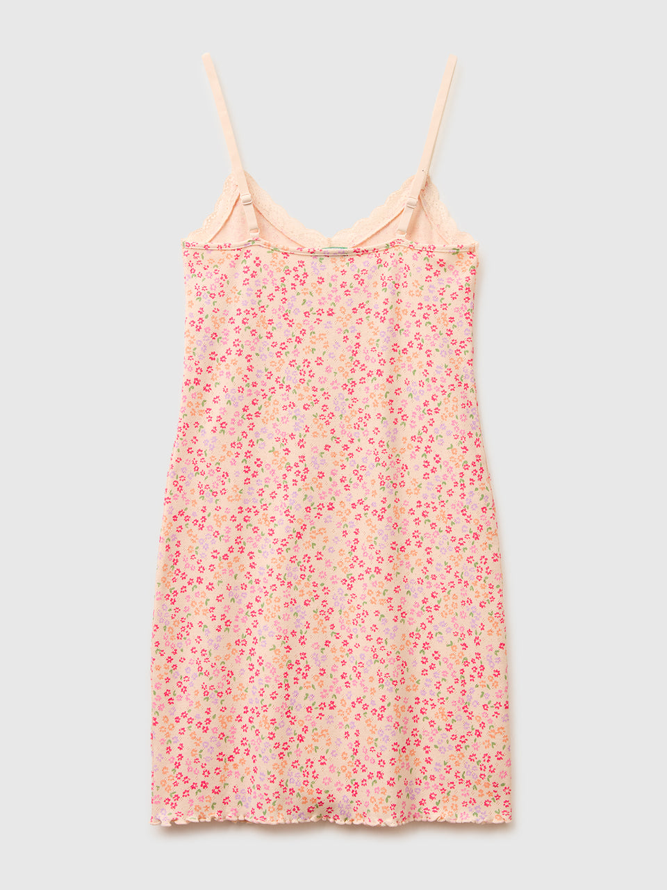 Patterned nightgown with shoulder straps - ucb_image_BS