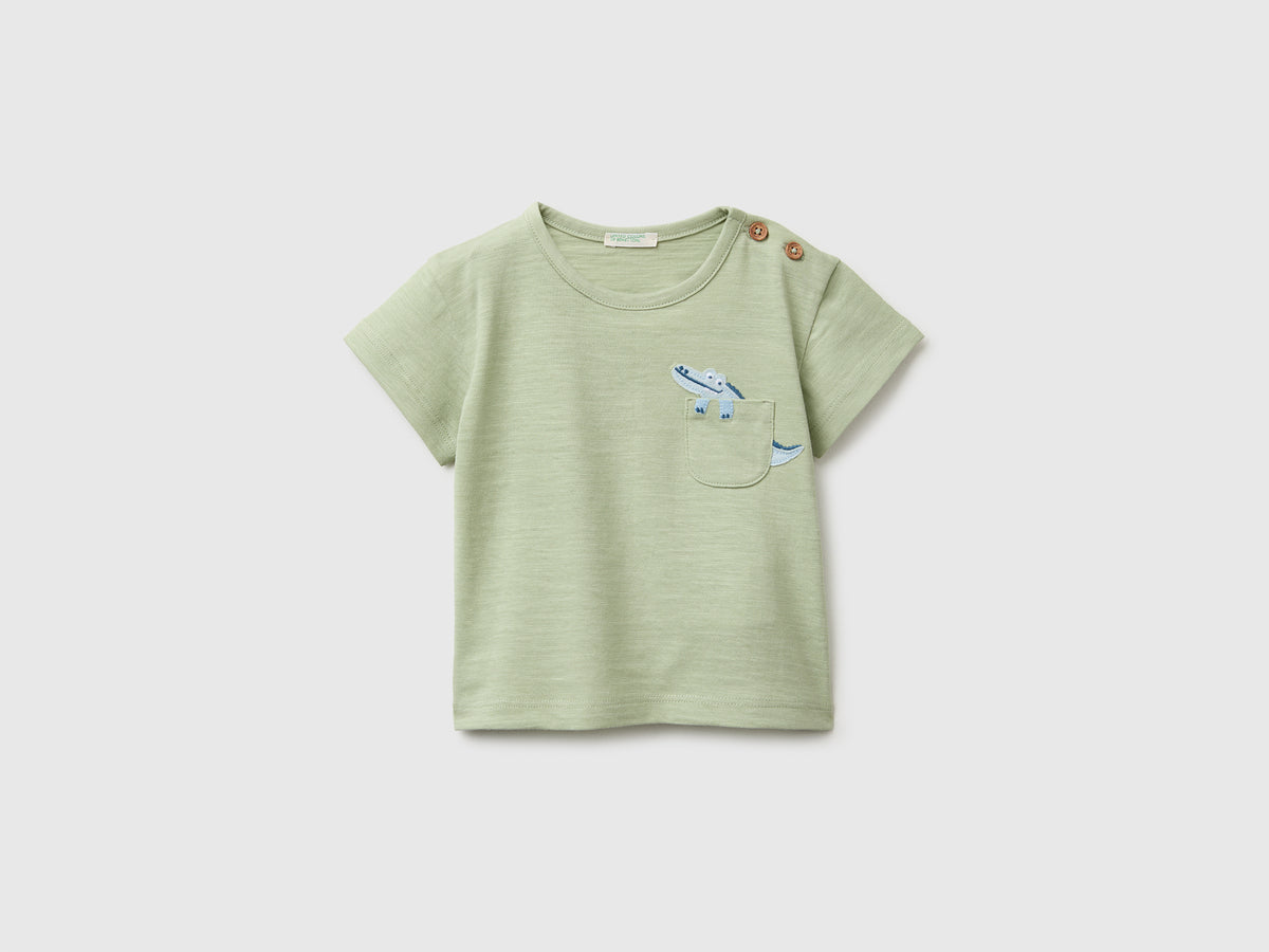 T-shirt with pocket and little animal - ucb_image_FS