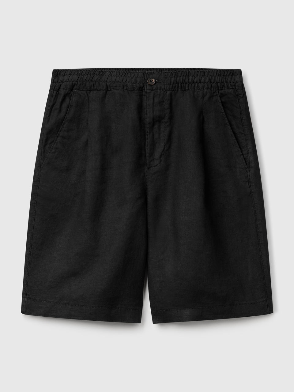 Bermuda shorts with drawstring in pure linen - ucb_image_FS