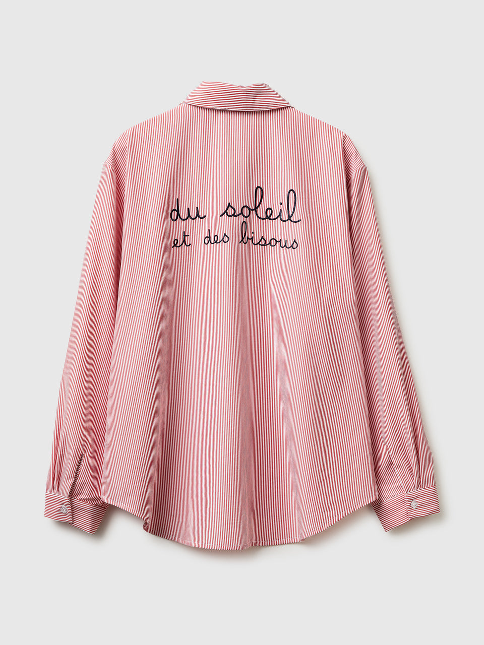 Striped shirt with embroidery on the back - ucb_image_BS