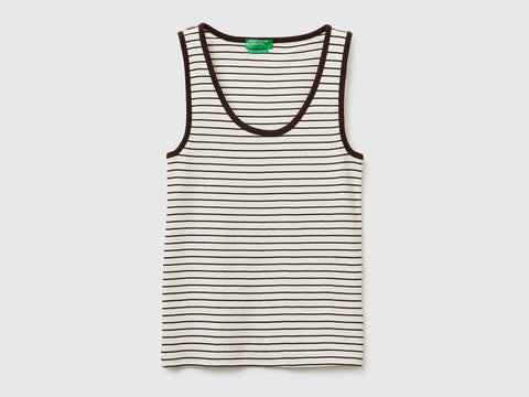 Striped tank top in pure cotton - ucb_image_FS