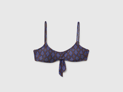 Brassiere de biquíni com estampado étnico e lurex - ucb_image_FS