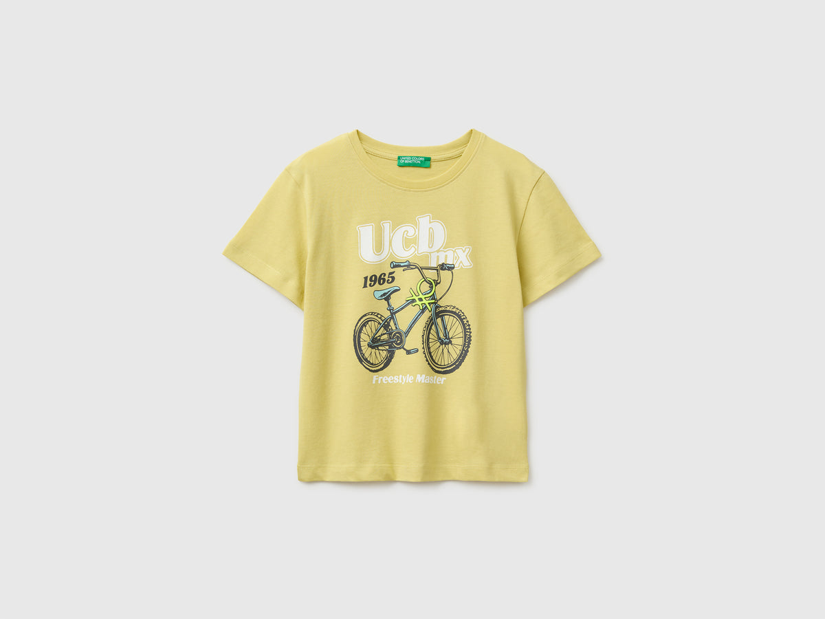 Organic cotton T-shirt with logo print - ucb_image_FS