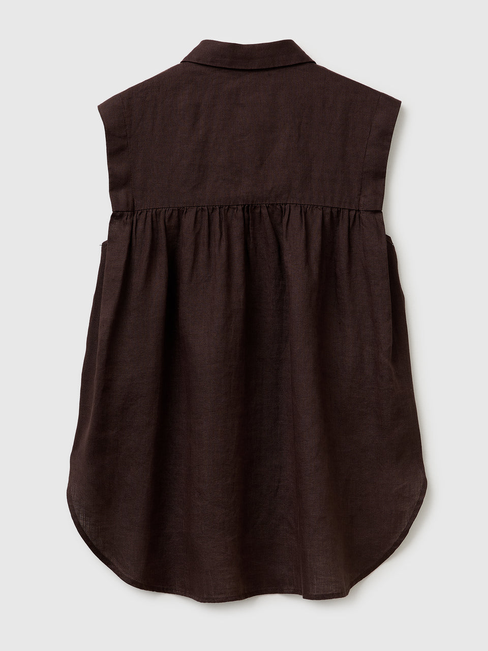 100% linen sleeveless blouse - ucb_image_BS