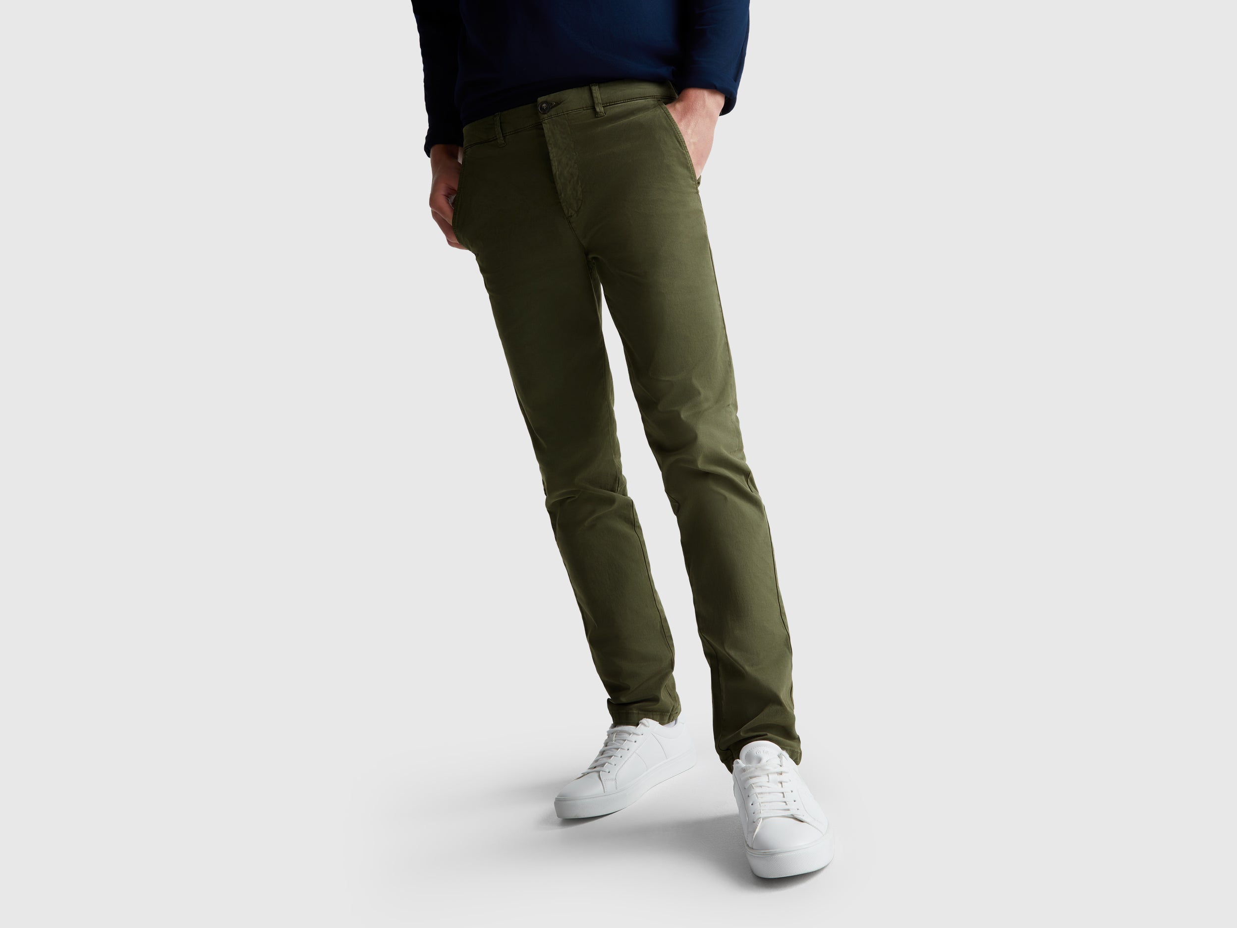 Chinos slim fit em algodão - ucb_image_F