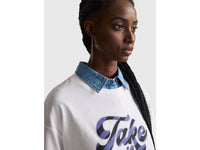 T-shirt com estampa slogan - ucb_image_FY