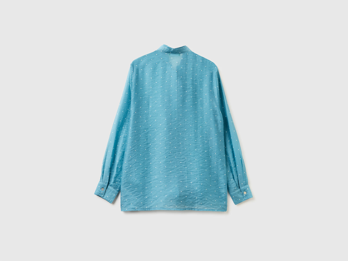 Camisa fluida com micro bolinhas - ucb_image_BS