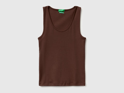 Slim fit ribbed tank top - ucb_image_FS