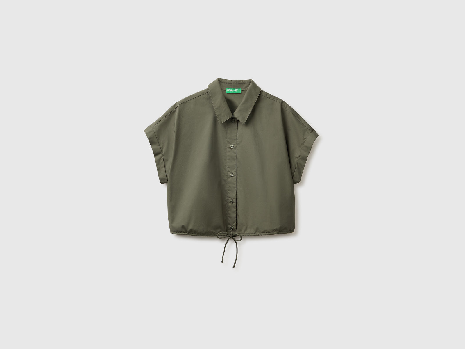 Cropped shirt with drawstring - ucb_image_FS