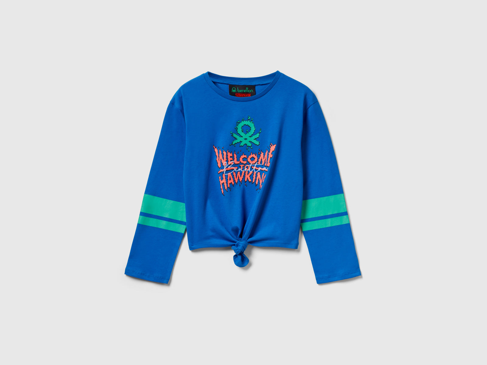 T-shirt com nó Stranger Things - ucb_image_FS