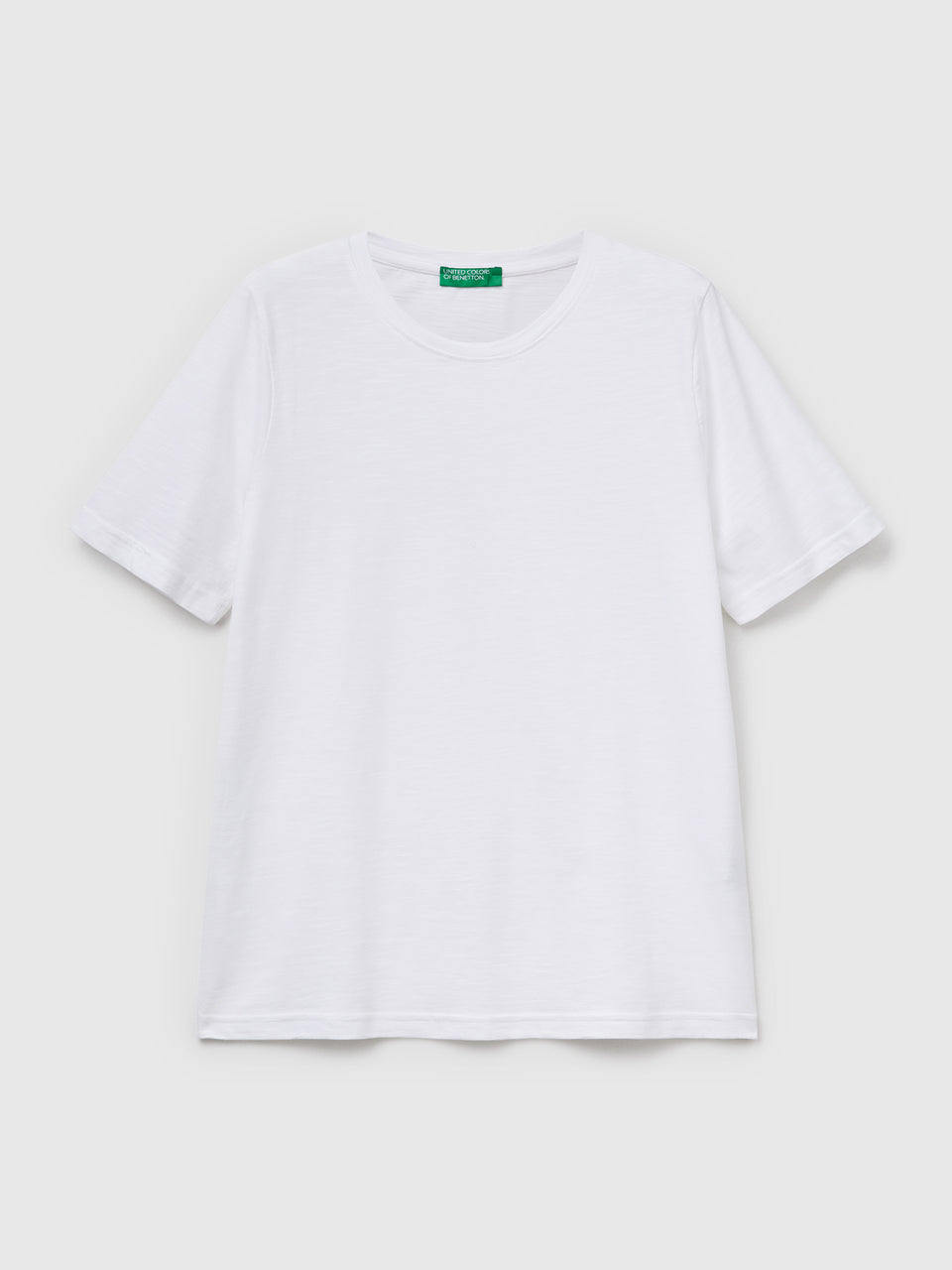 T-shirt de gola redonda em algodão flamé - ucb_image_FS