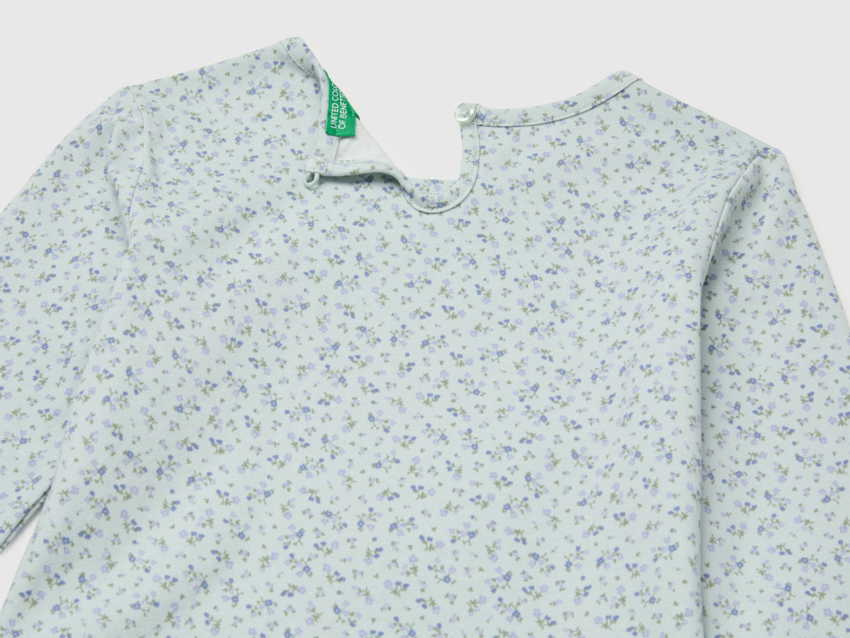 T-shirt às flores em algodão stretch - ucb_image_DS1