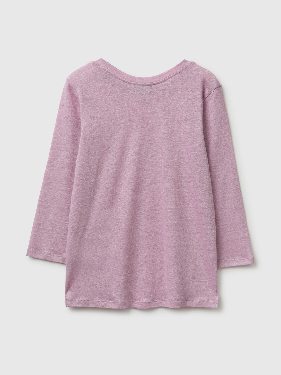 Boat-neck T-shirt in pure linen - ucb_image_BS