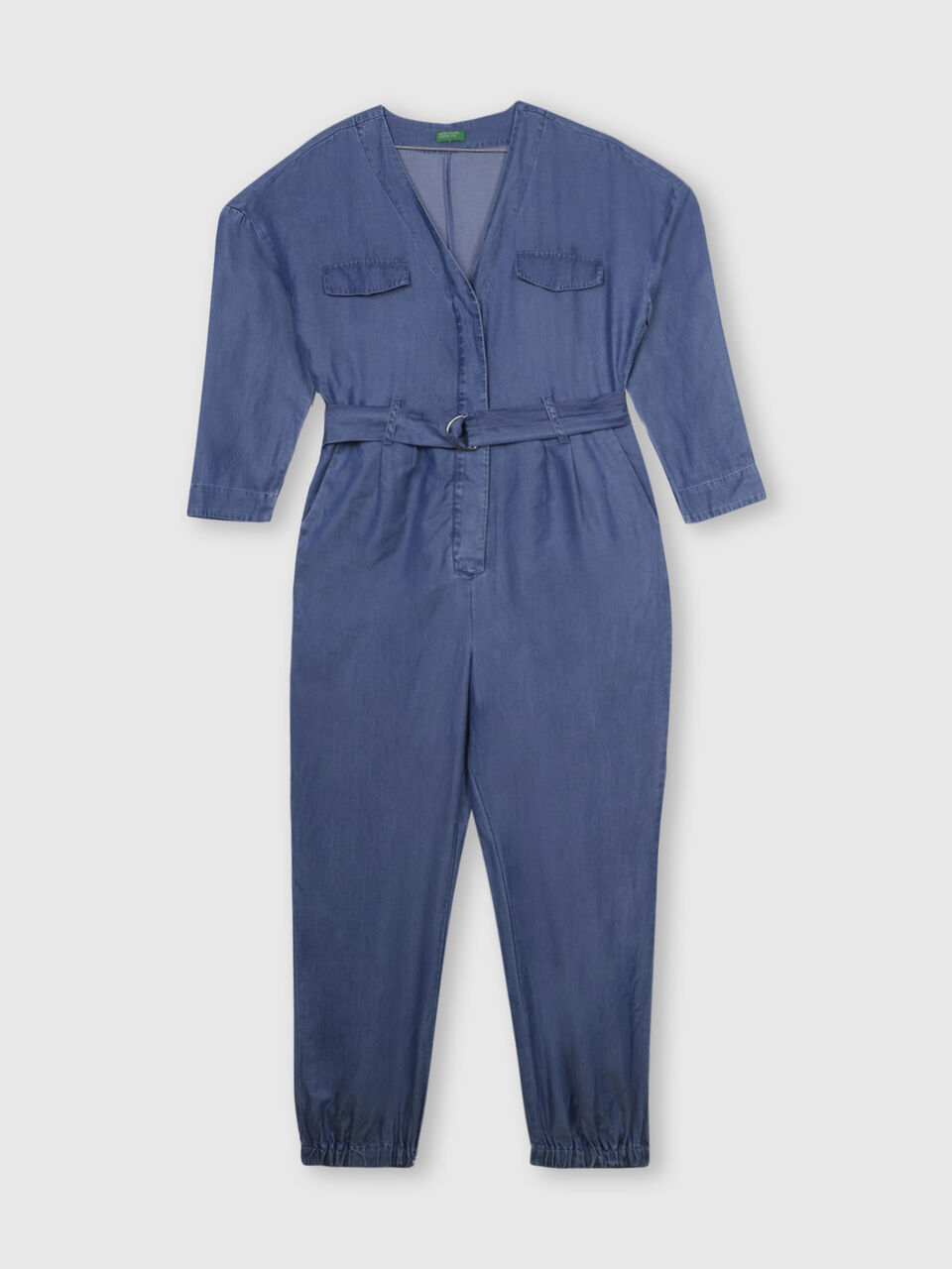 Tencel Jumpsuit with Long Sleeves image number null