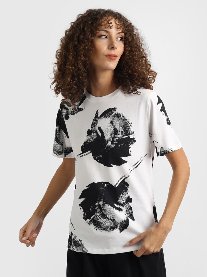 T-Shirt With Natural Vibes Print