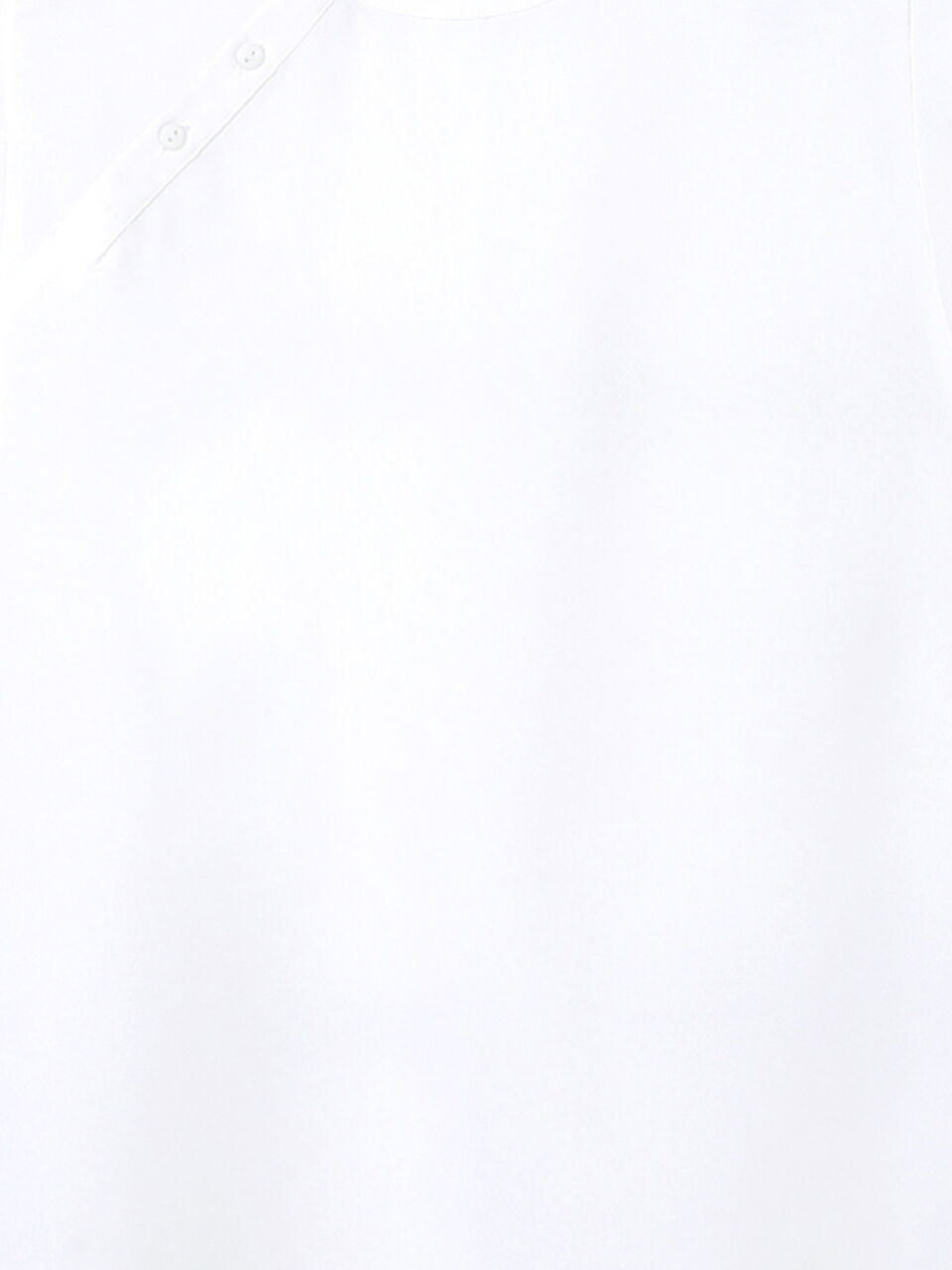 Polyester Asymmetric Placket Top image number null