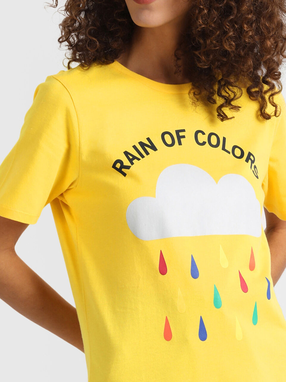 Cloud Print T-Shirt image number null