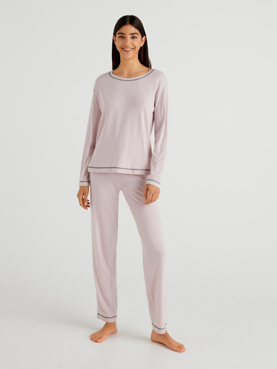 Pyjama in einer stretchigen Baumwollmischung