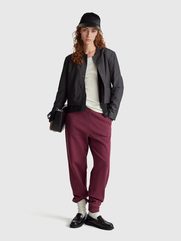 Jacke aus Stretch-Viskose-Mix Damen