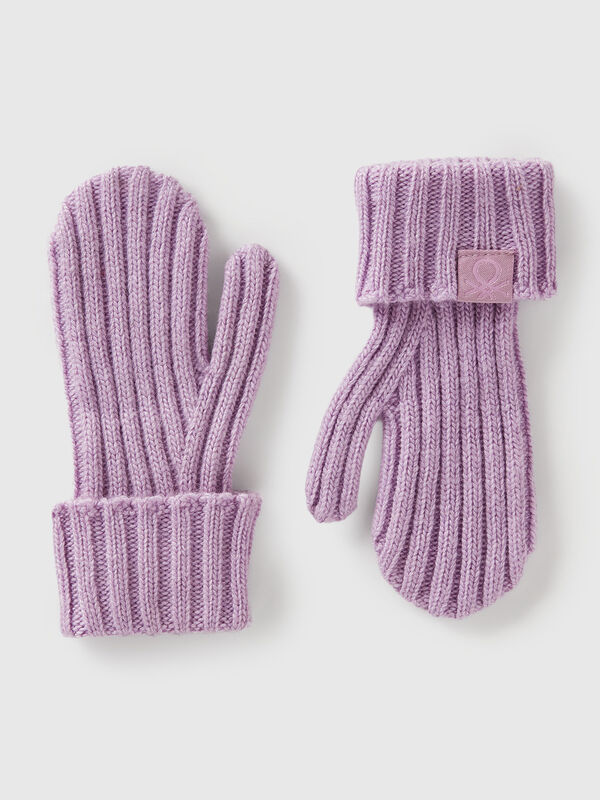 Fäustlinge aus Wollmischung Jungen