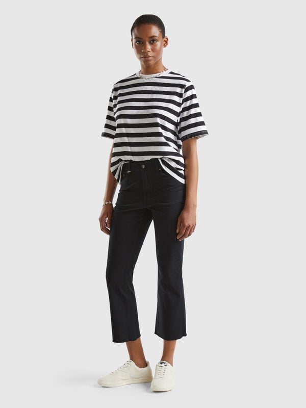 Five-Pocket-Hose mit Cropped-Länge Damen