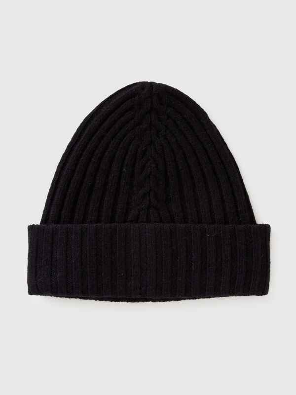 Hut mit Flechtverarbeitung Damen