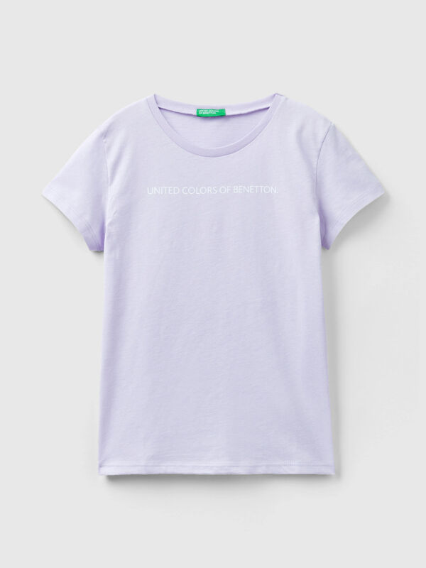 T-Shirt mit Logo 100% Baumwolle Mädchen