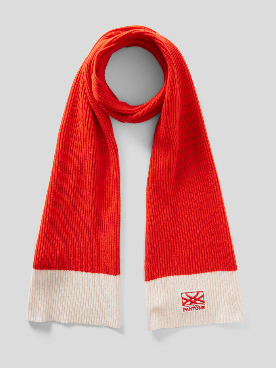 Moschino Schal mit Logo in Rot Damen Accessoires Schals 