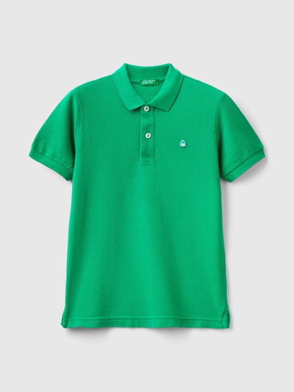 Slim-Fit-Polo aus 100% Bio-Baumwolle Jungen