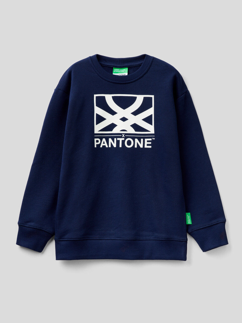Geschlossenes Sweatshirt in Dunkelblau BenettonxPantone™