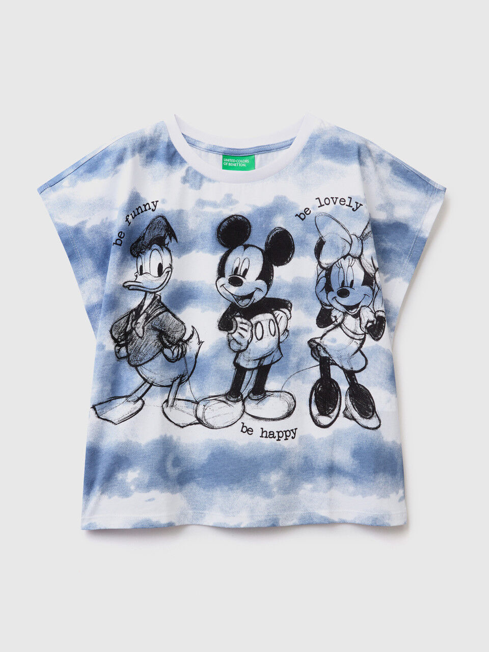 Batik-T-Shirt mit Disney-Print