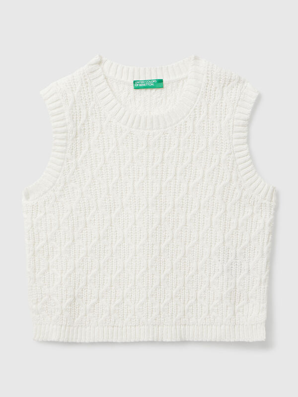 Gearbeitete Weste Mädchen