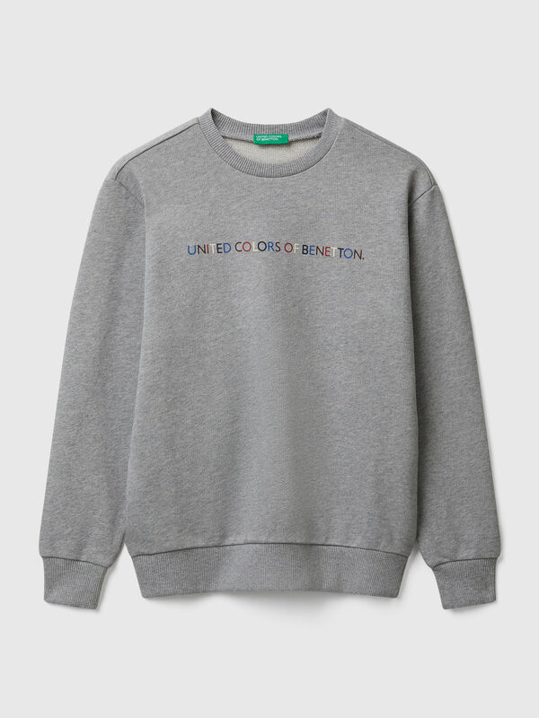 Baumwoll-Logo-Sweatshirt Jungen