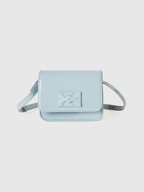Glänzende Mini Be Bag in Himmelblau Mädchen