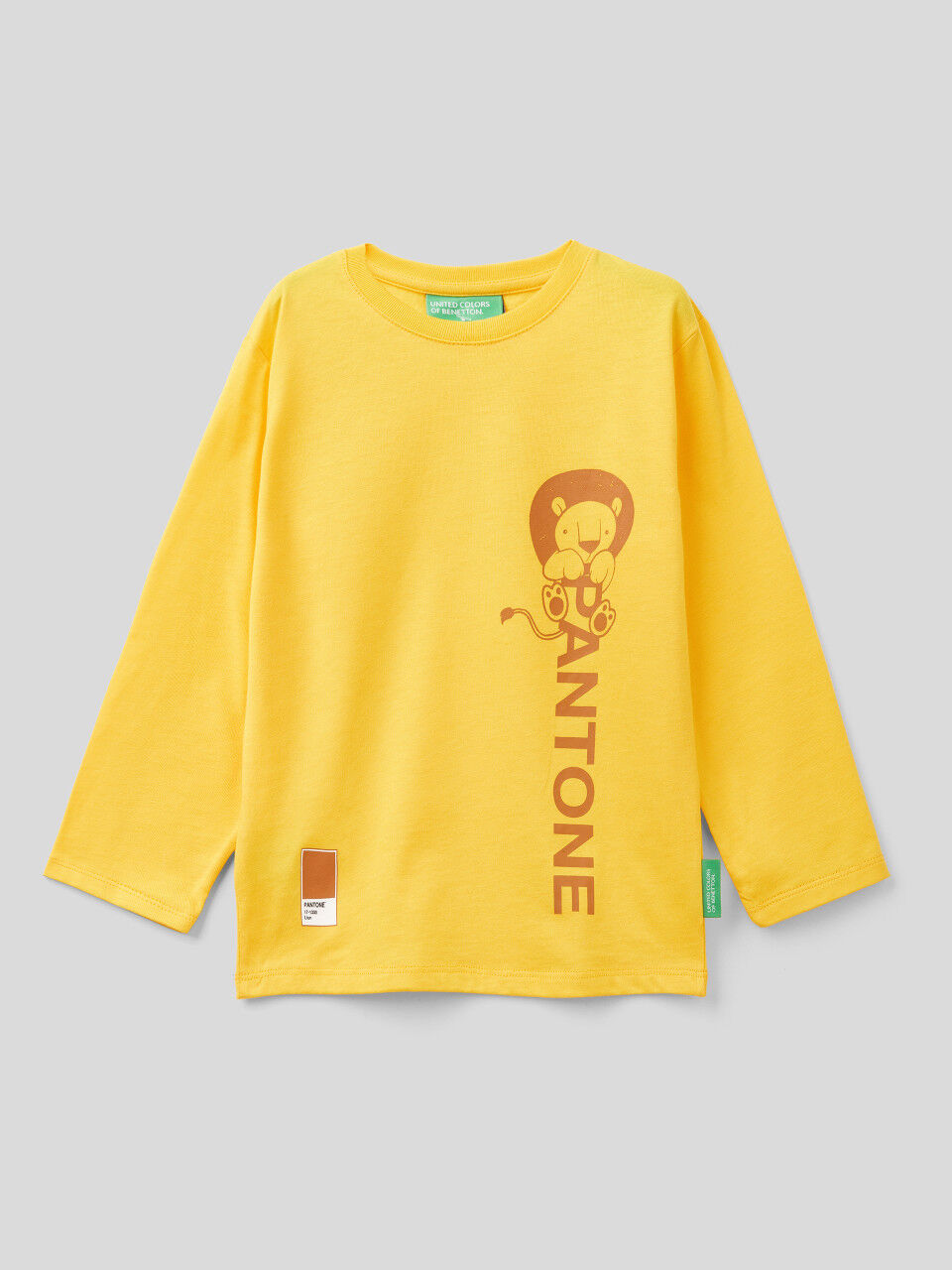 Shirt in Gelb BenettonxPantone™