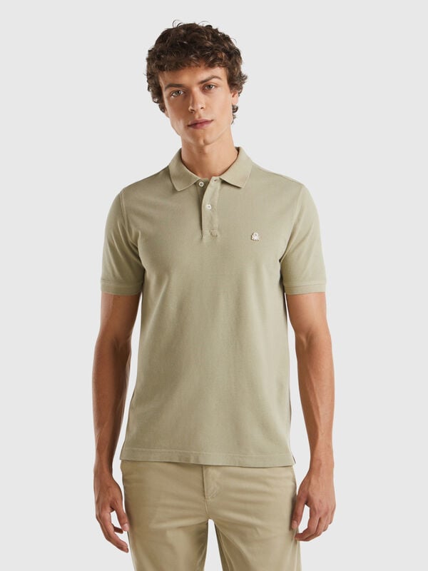 Regular fit Poloshirt in Salbeigrün Herren